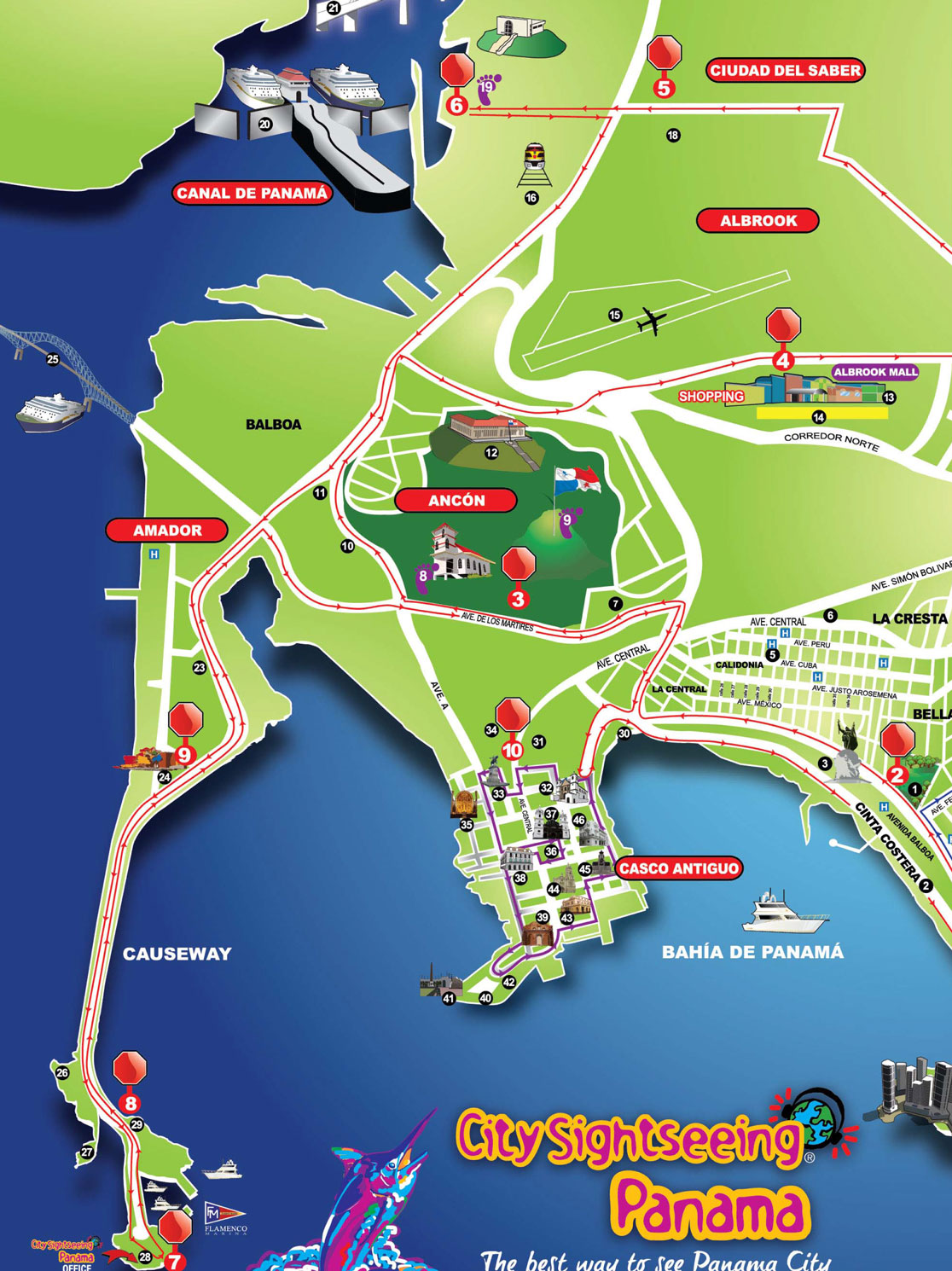 Hop on Hop Off Rote Tour