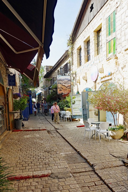 Straße in der Altstadt von Safed