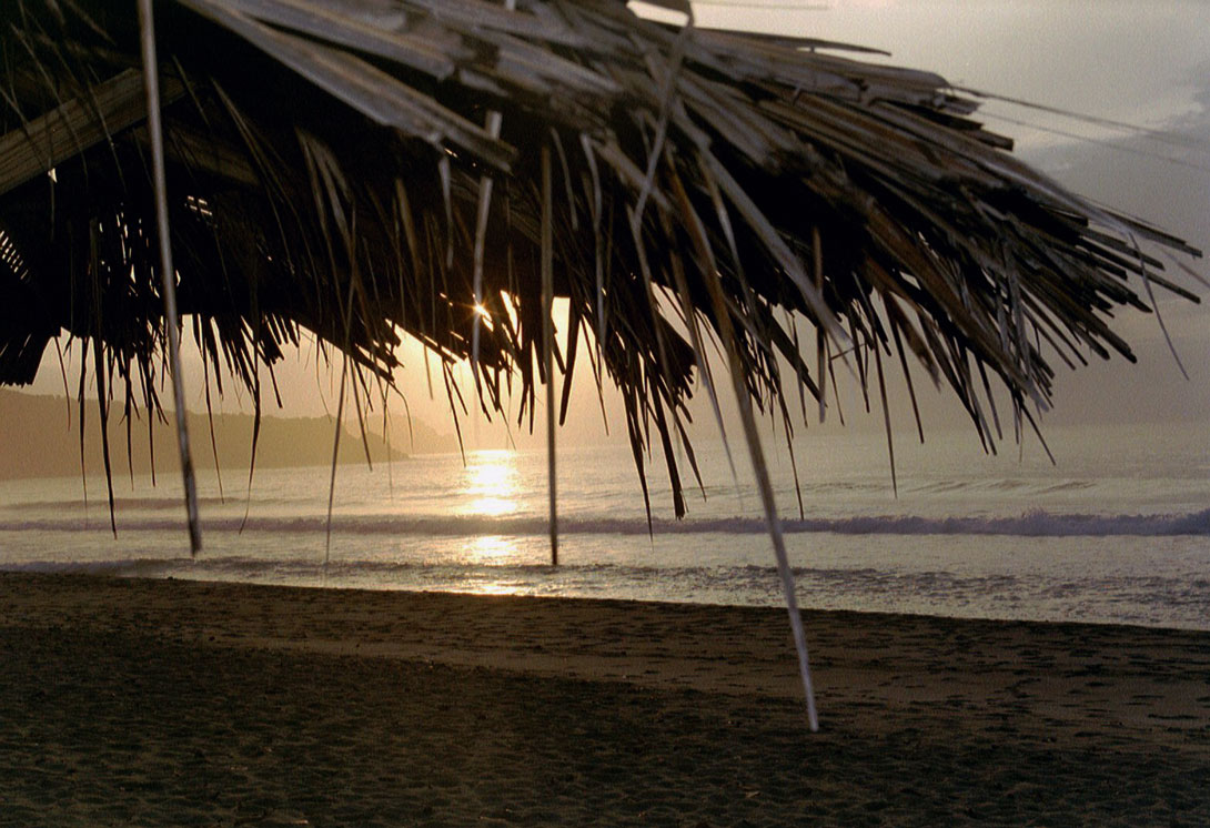Sonnenuntergang am Lambert Beach
