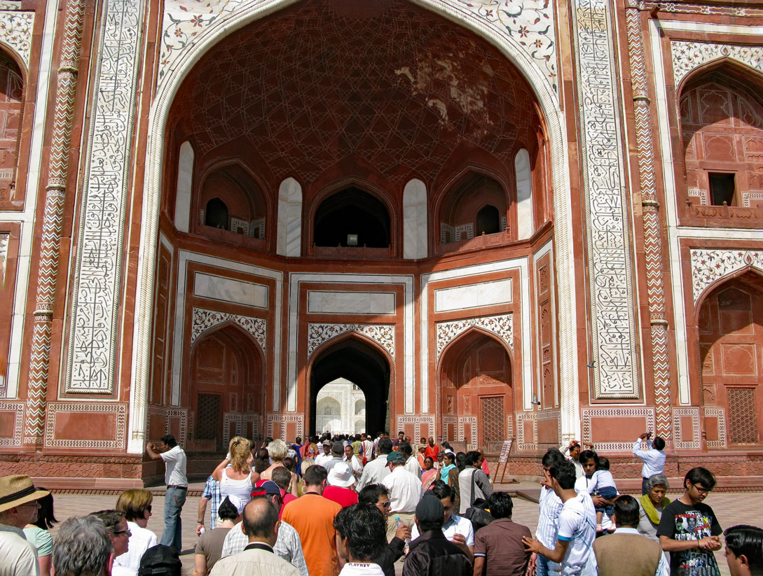 Eingangstor zum Taj Mahal