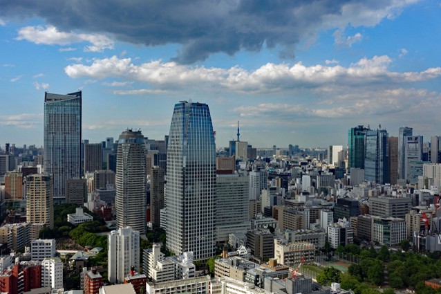 Blick vom Tokyo Tower