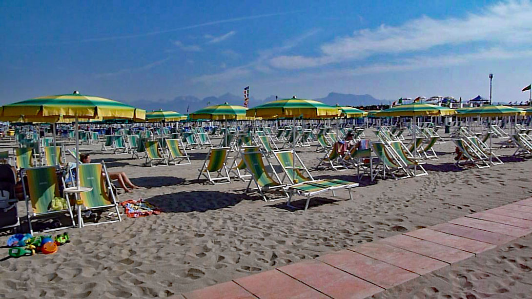 Strand in Toore del Lago
